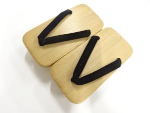 未使用品　男物　桐下駄(24センチ)